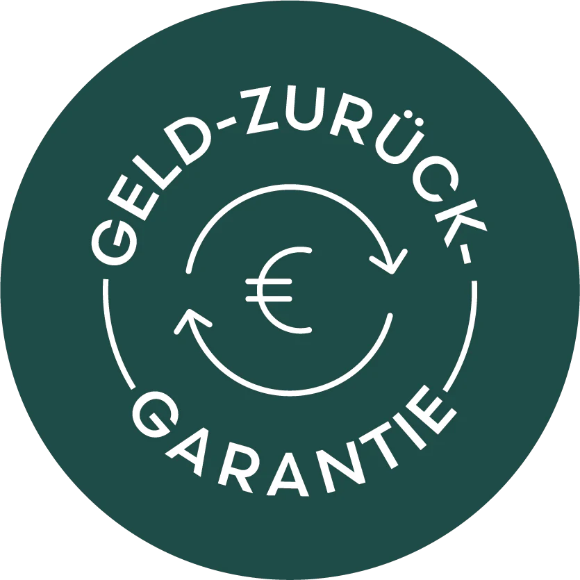 Geld-zurück-Garantie Icon – Kundenservice von LIV Nahrungsergänzungsmitteln für Frauen