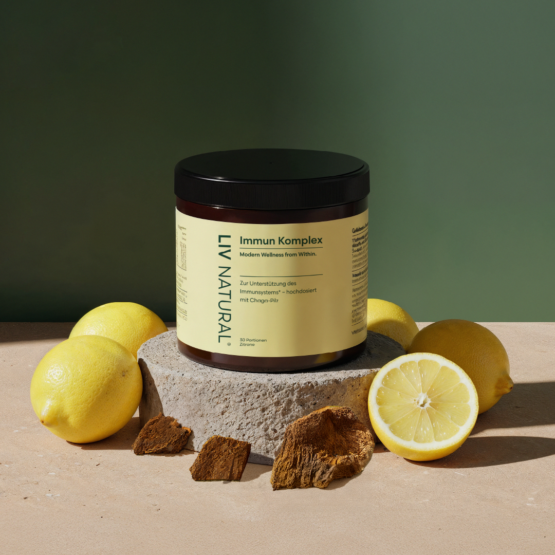 Immunkur mit Chaga & Zitrone