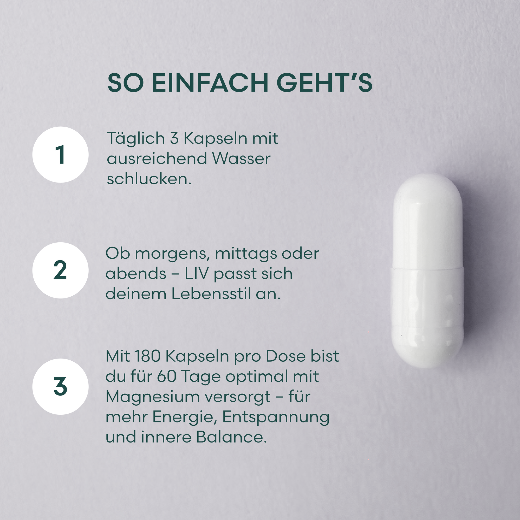 Magnesium Komplex Kapseln