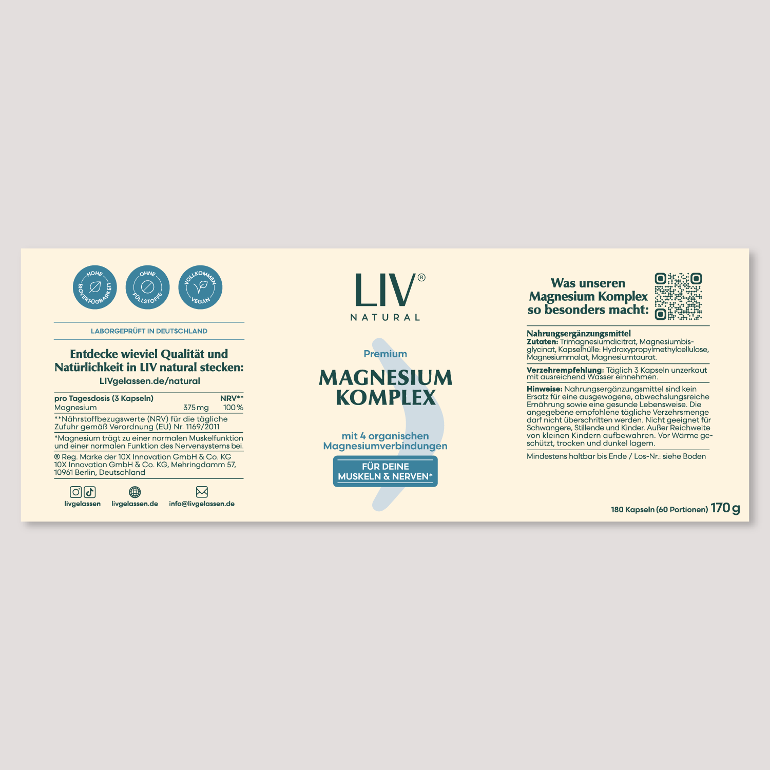 Magnesium Komplex Kapseln