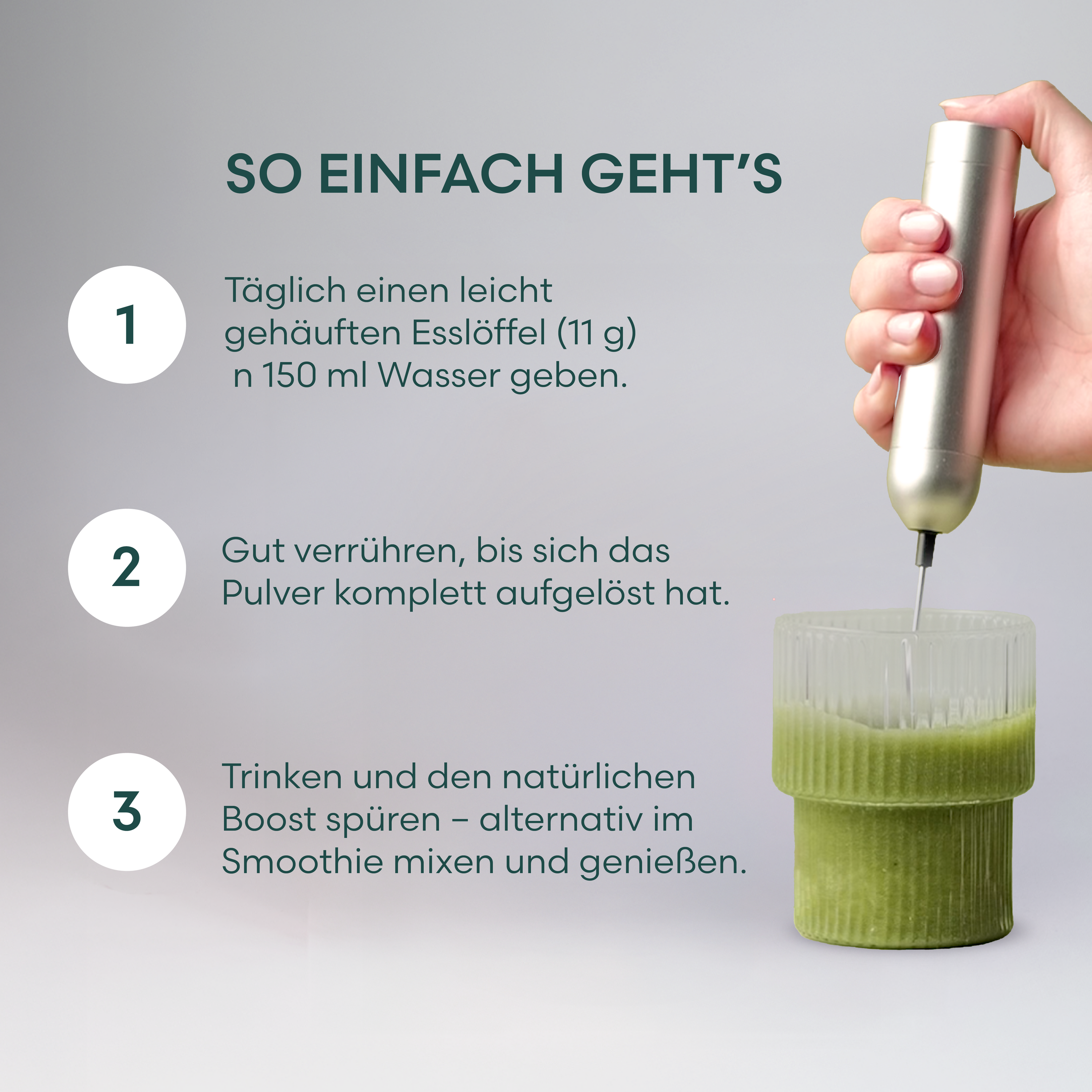 Produktbild Super Greens – hochwertiges Nahrungsergänzungsmittel für Frauen