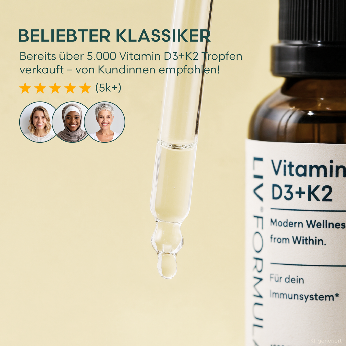 Vitamin D3 + K2 Tropfen