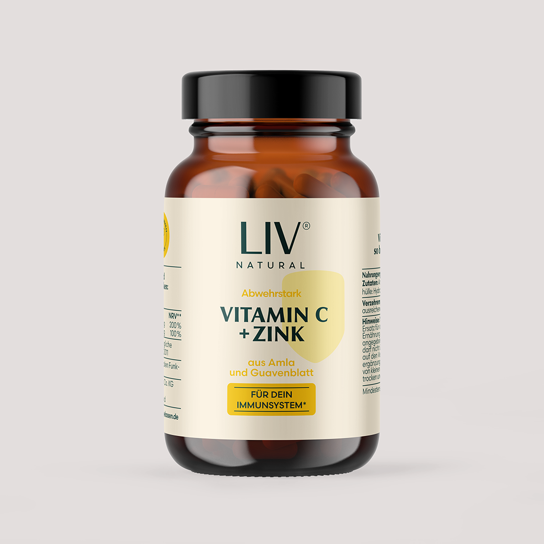 Produktbild Vitamin C + Zink Kapseln – hochwertiges Nahrungsergänzungsmittel für Frauen