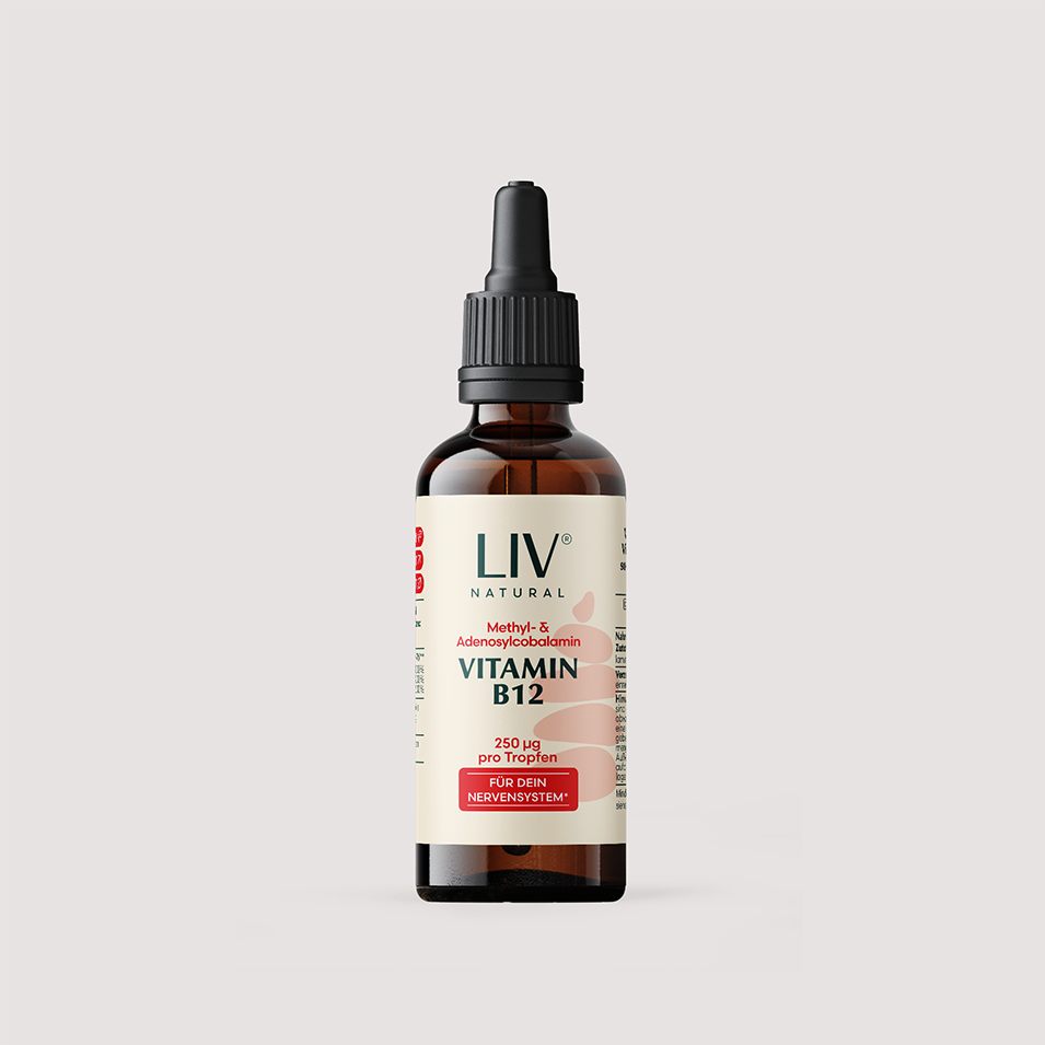Produktbild Vitamin B12 Tropfen – hochwertiges Nahrungsergänzungsmittel für Frauen