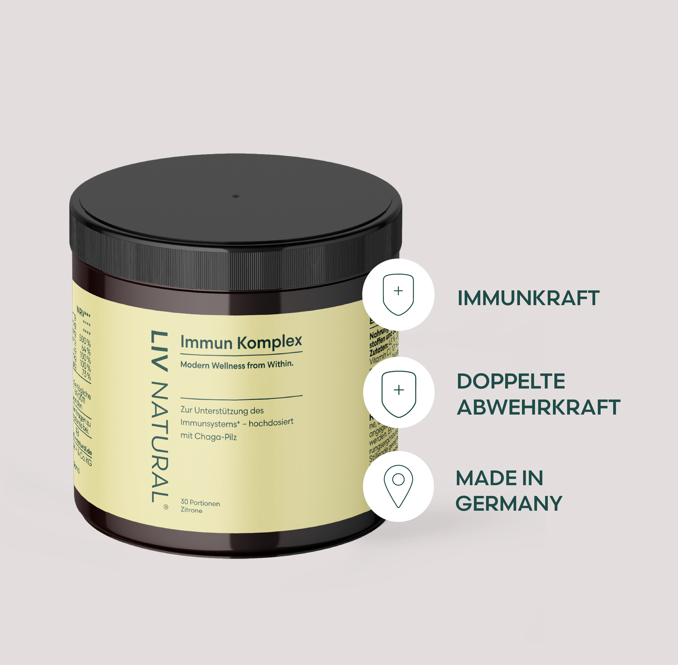 Immunkur mit Chaga & Zitrone