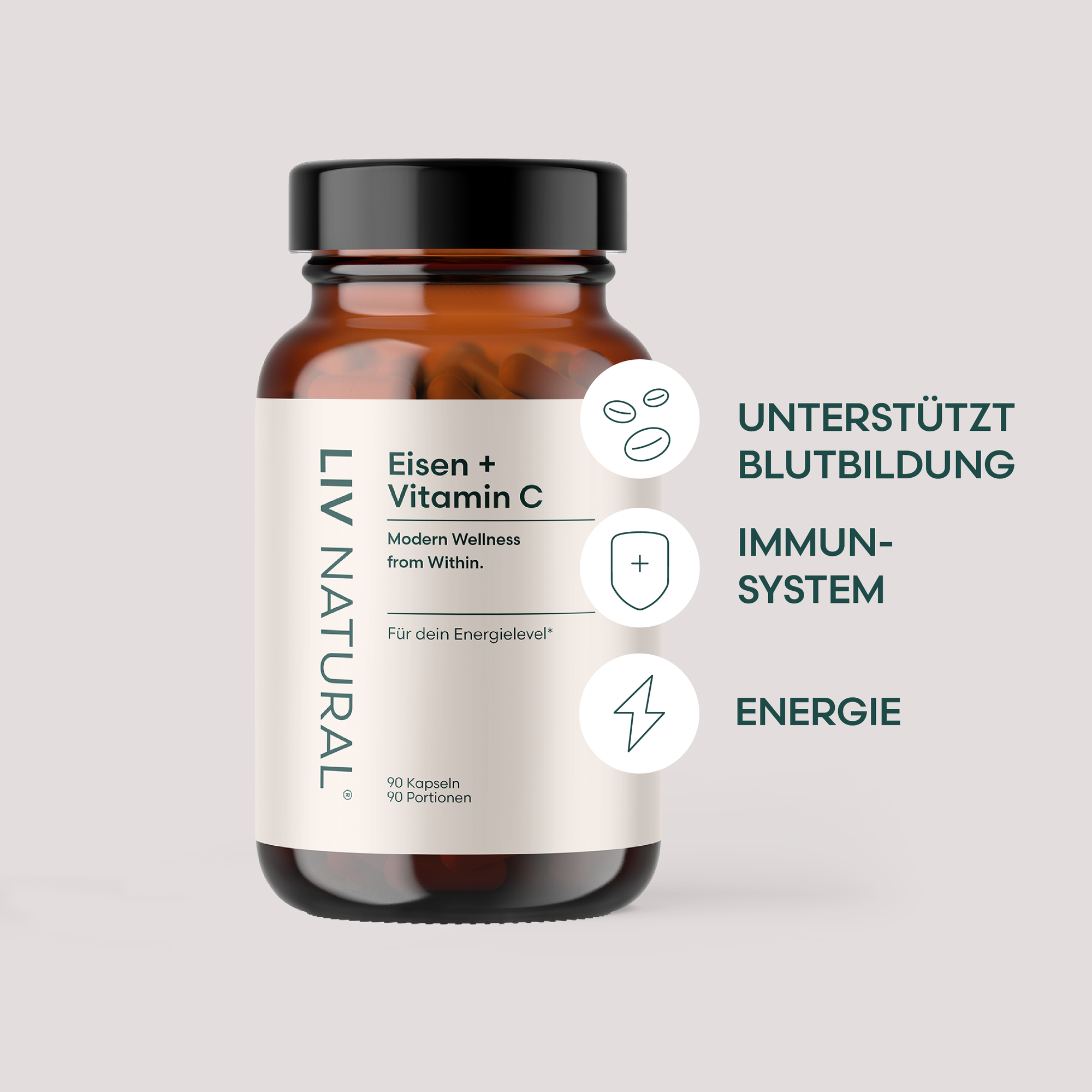 Eisen + Vitamin C Kapseln