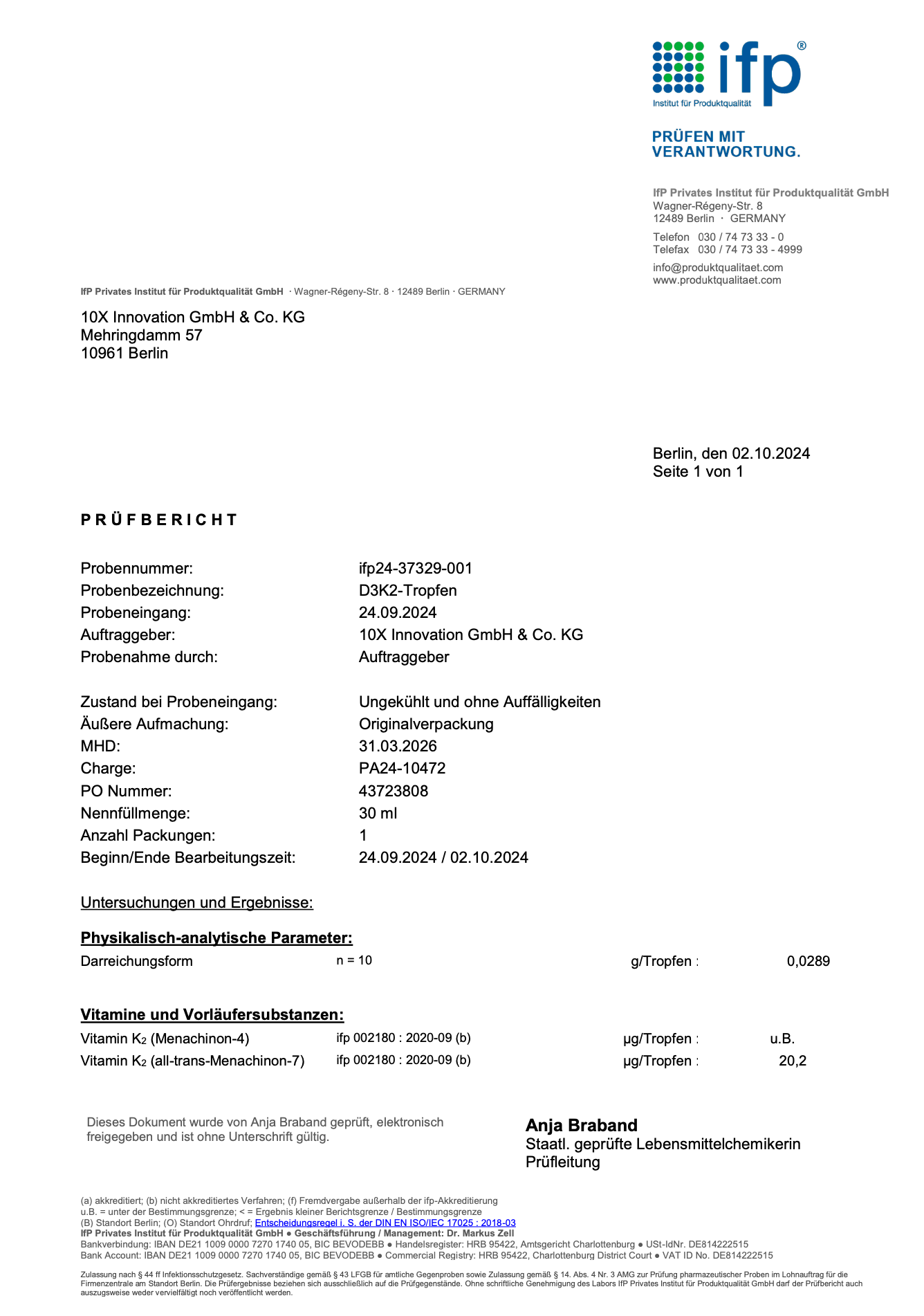 Lab analysis 1