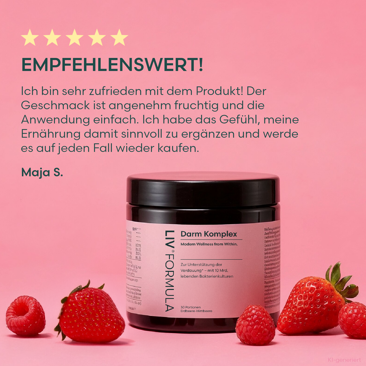Darm Komplex Erdbeere & Himbeere 