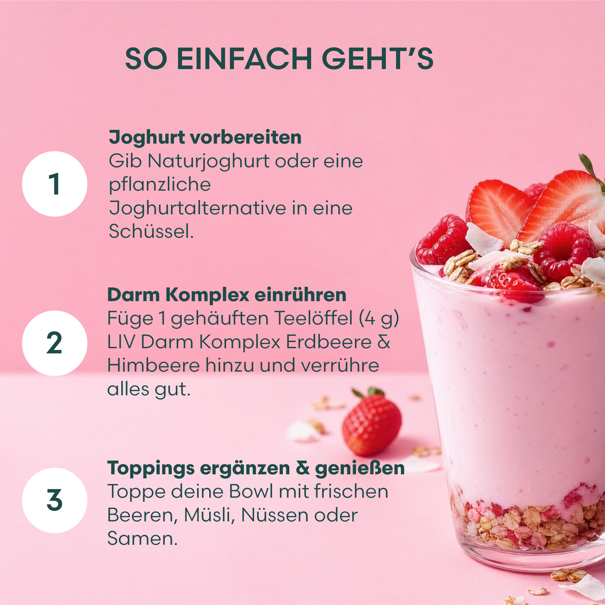 Darm Komplex Erdbeere & Himbeere 